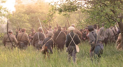 Battle of New Market reenactment