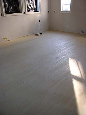 painting the floor